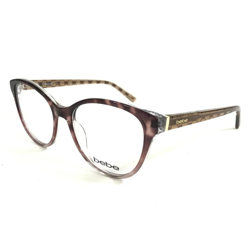 Bebe Eyeglasses Frames BB5195 200 TOPAZ GRADIENT Cat Eye Full Rim 53-17-135